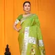 P Green__Royal Rajgharana Sarees